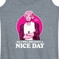 thumbnail image 3 of Golden Girls - Dorothy Will Not Have Nice Day - Women's Racerback Tank Top, 3 of 5