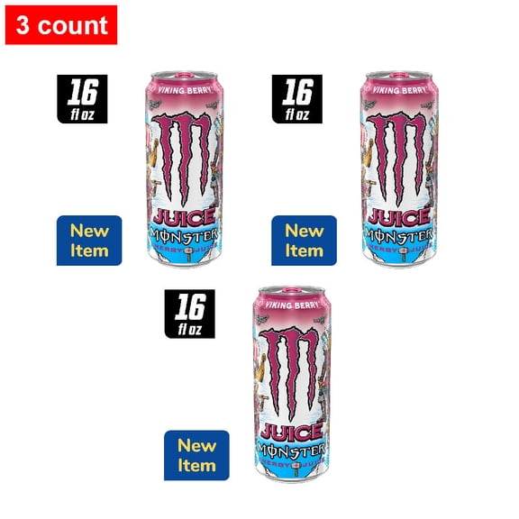Juice Monster Viking Berry 16 fl oz - 3 count