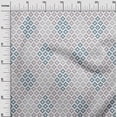 thumbnail image 3 of oneOone Cotton Poplin White Fabric Argyle Sewing Fabric By The Yard Printed Diy Clothing Sewing Supplies 56 Inch Wide, 3 of 4