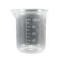 thumbnail image 1 of Shisuyan 100ML Plastic Beaker Premium Durable Graduated Measuring Cup PP Beaker Cup, 1 of 8