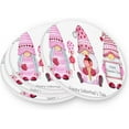 thumbnail image 3 of GZHJMY Cute Valentine's Day Gnome Elf Drink Coasters 1PCS,Absorbent Coaster,Marble Style Ceramic Bar Coaster for Tabletop Protection,Suitable for Kinds of Cups, 3 of 6