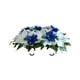thumbnail image 1 of Decoración del hogar, decoración de habitaciones, decoración de paredes. El arreglo floral en forma de silla de montar de las lápidas del cementerio se utiliza para la decoración de tumbas. Anillo dec, 1 of 3