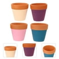 thumbnail image 2 of Gymnture 4 Mini Ceramic Succulent Plant Pots for Cactus and Herbs, 2 of 10
