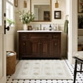 thumbnail image 3 of TURCURNO Beige 2x3 Vintage Neutral Entryway Rugs, Non-Slip Soft Washable Low Pile Indoor Carpet for Entrance Kitchen Bathroom Doorway Dorm, 3 of 10