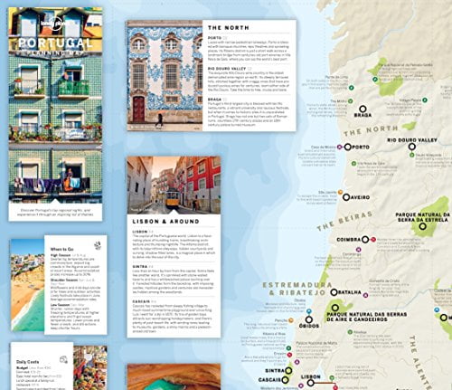 Travel guide: lonely planet portugal planning map - folded map:  9781787014534 