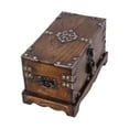 thumbnail image 1 of Caja de colección Perfke de madera pequeña para joyería con bloqueo, 1 of 9