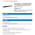 thumbnail image 2 of Shock Absorber - Compatible with 2010 - 2016 Mercedes-Benz Sprinter 3500 2011 2012 2013 2014 2015, 2 of 2