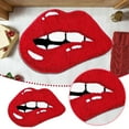 thumbnail image 1 of Tapis de Sol Lèvres Rouges pour la Saint-Valentin Non Cuisine Salle de Bain Entrée Jeunes Mariés Couples, 1 of 5
