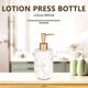 thumbnail image 2 of Botellas de emulsión de cerámica de 300 ml, botellas de látex creativas, dispensadores de jabón líquido, juego de baño, decoración del hogar, 2 of 4