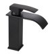 thumbnail image 1 of Grifo de lavabo alto en cascada, grifo de baño, mezclador de lavabo alto, ajustable en frío y caliente para baño, grifo mezclador de lavabo en cascada de latón y acero inoxidable (negro) brillar Electrónica, 1 of 3