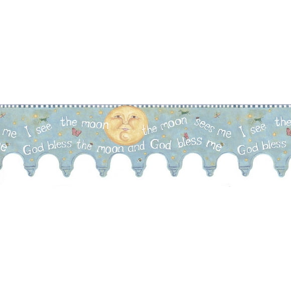 Moon Kids Wallpaper Border LA73572B