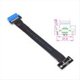 thumbnail image 3 of Adaptador de Conector Interno USB 3.0 A USB 3.1 Tipo C, Panel Frontal Tipo e, Hembra, Convertidor de 20 Pines y 19 Pines para Placa Base de PC., 3 of 5