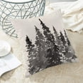 thumbnail image 5 of Watercolor Black Tree Pillow Covers 18 X 18 Inch Set of 2, Nature Themed Christmas Winter Throw Pillow Covers Rustic Forest Pillowcase Decor for Couch Sofa Home Outdoor, 5 of 6