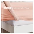 thumbnail image 4 of KriKac Full Size Sheet Sets - 4 Piece Full Size Sheets, Peach Sheets Full Size Bed Sheets, Double Brushed Bed Sheets Full Size, Hotel Luxury Full Bed Sheets Set., 4 of 9