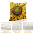 thumbnail image 4 of JEUXUS Decorative from A Sunflower Print Pillow Cases Home Decor Decorations Square Soft Throw Pillow Covers for Car Bed Bedroom Sofa, 4 of 5