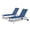 Blue#46, variant on Patio Furniture Chaise Lounge Outdoor Set of 2, Lounge Chairs for Outside with Wheels, Outdoor Lounge Chairs with 5 Adjustable Position, Pool Lounge Chairs for Patio,Beach,Poolside(Lake Blue,2 Lounge