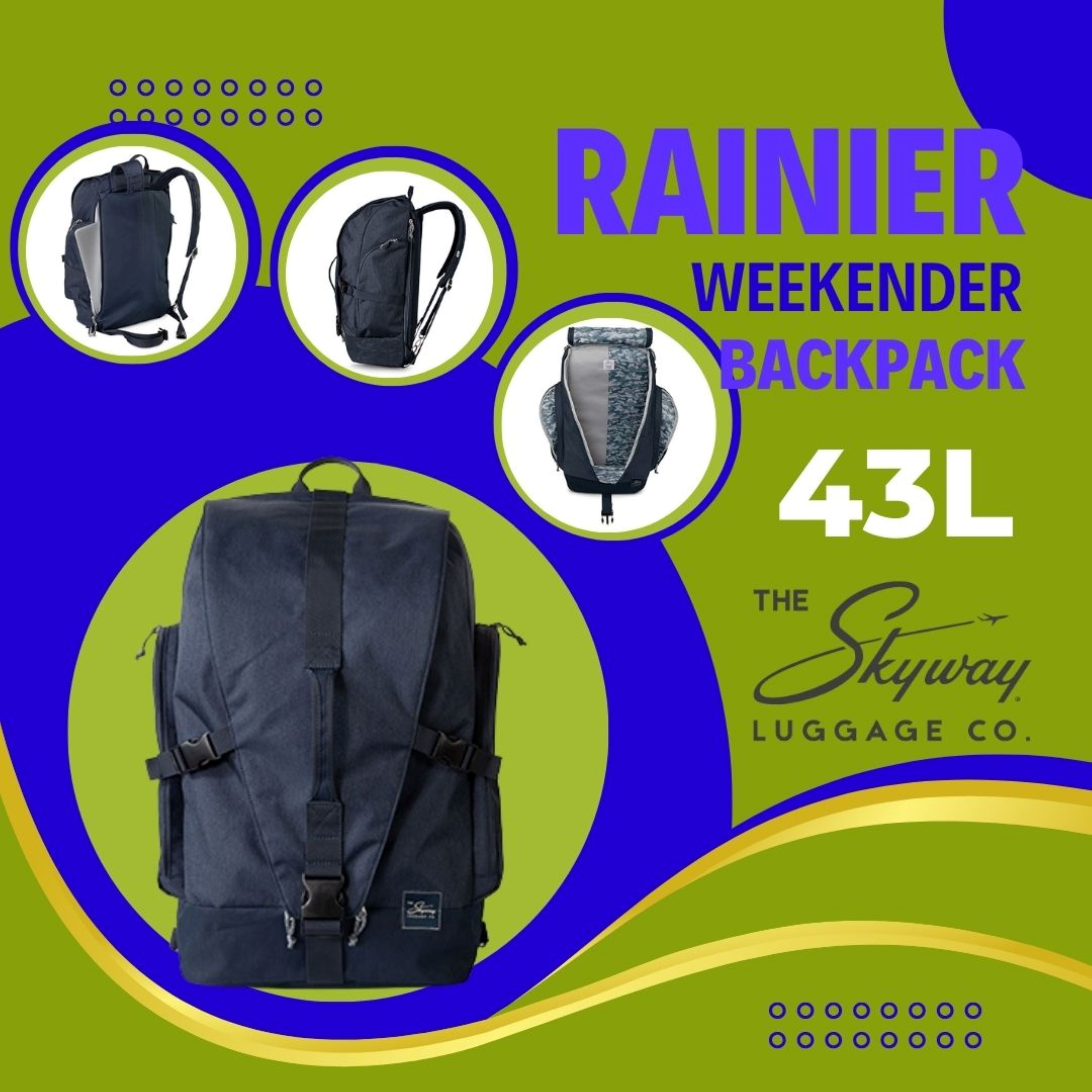 Skyway Luggage Rainier Weekender Backpack, Adult, 43L