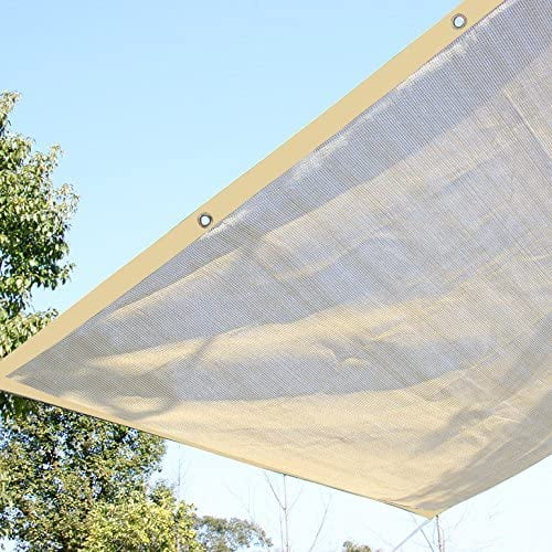 Shatex 8x10ft Sun Mesh Shade Panel,90 Shade Cloth UV Sunblock with