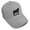 Gray, variant on Baseball Caps for Men & Women Embroidered Angus Bull Embroidery Ladies & Men Baseball Hats Acrylic White Design Only