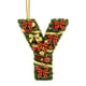 thumbnail image 1 of Adornos navideños artesanales decorativos para el árbol, monogramas decorativos acrílicos 2D con gorro de Papá Noel, 26 letras, adornos navideños colgantes para manualidades, decoración navideña para, 1 of 5