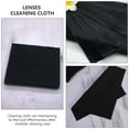 thumbnail image 5 of LULULION 100Pcs Microfiber Cleaning Cloth for Eyeglasses Black Soft Smooth for Dirt and Oil Removal, 5 of 8