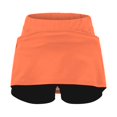 thumbnail image 4 of Clearance！ GZWYHT Skorts For Women With Pockets Golf Skirts For Women Athletic Skorts For Women Mini Skirts For Women Tennis Skirt Orange S Clearance！, 4 of 5