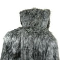 thumbnail image 1 of Plutus Grey Faux Wolf Throw, (Throw 60W x 84L), 1 of 1