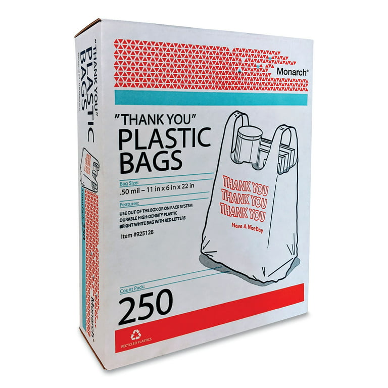 12 x 9 x 17 Polyethylene Soft Loop Handle Bag - 250/Case