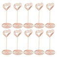 thumbnail image 4 of Place Card Holder, 10Pcs Heart Shape Table Card Holders Table Number Holders Table Picture Stand For Place Cards Wedding Party Office Desk, 4 of 8