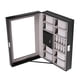 thumbnail image 5 of Caja organizadora multifuncional para guardar relojes, anillos y joyas, con 8 ranuras y 2 rejillas., 5 of 14
