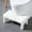 White, variant on Toilet Stool Squat Adult, BUSATIA 7" Poop Stool Adult, Non-Slip Potty Stool, Squatting Toilet Stool for Pooping, Pooping Stool for Bathroom, Toilet Step Stool Foot Rest Stool,White