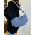 thumbnail image 6 of Crescent Crossbody Bags for Women Nylon Slouchy Sling Hobo Bag,Spacious Dumpling Shoulder Handbag Cross Body Purses, 6 of 7