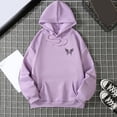 thumbnail image 4 of Womens Aesthetic Punk Long Sleeve Hoodie Hiphop Butterfly Print Graphics Oversized Loose Sweatshirt Tops Streetwear, 4 of 9