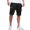 08#Black, variant on Drawstring Chino Shorts for Men Cotton Stretch Twill Elastic Waist Summer Beach Golf Casual with Pockets 2026 Khaki XL
