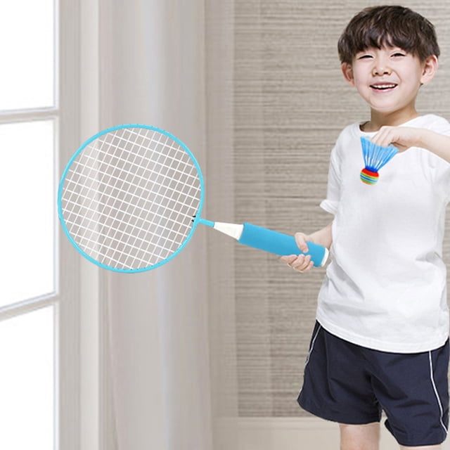 WEUVEB 8 Pcs Badminton Racket Badminton Racket for Kids Durable Material Outdoor Sports Playing Gear