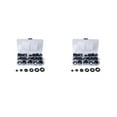 thumbnail image 2 of Transemion 125/58pcs Boxed Wire Gasket Firewall 8 Specifications Black PVC Retaining Blind Hole Wiring Cable Gasket Hardware Tool black 2Set, 2 of 6