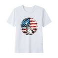 thumbnail image 3 of CFLVAEK Fourth of July Shirts for Girls Boys American Flag Patriotic Graphic Tees Cotton Short Sleeve Crewneck Tshirt 4th of July Indenpendence Day T Shirts 2 Years, 3 of 6