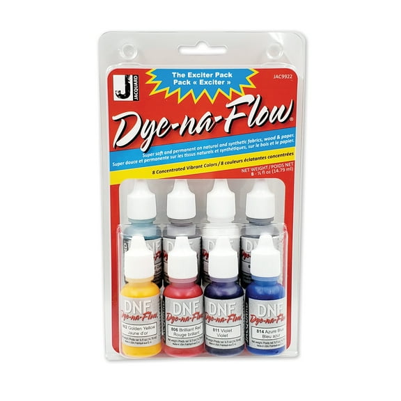 Jacquard Dye-Na-Flow Exciter Pack, 8-Color Exciter Pack