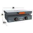 thumbnail image 6 of Blackstone 2-Burner Smoky Mountain Gray 22" Adventure Ready Tabletop Griddle Bundle, 6 of 8