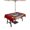 Red, variant on Outdoor Tablecloth with Umbrella Hole Zipper Grey Father's Day Round Tablecloth 54" Waterproof Outside Table Cloth Checkered Farmhouse Plaid Modern Art Patio Table Cover Tablecloths for Picnic Party