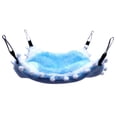 thumbnail image 2 of Hanging Two Layers Design, Small Animal Cage Bed for Squirrel Guinea- Chinchilla Hammock Mattenauflage Hamster Ferret - 3 Colors Optional Blue-S, 2 of 8