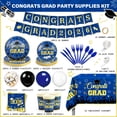 thumbnail image 5 of Suknil Graduation Decorations, 227 PCS Class of Graduations 2026 Decorations Blue Graduation Plates, 5 of 7