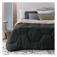 thumbnail image 1 of Edredón Matrimonial XL Acolchado Reversible Esquimal Relleno Down, Compatible Con Funda Duvet Negro/Khaki, 1 of 6