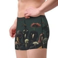thumbnail image 2 of Pofeuu Stylish Avian Gathering Print Men’s Boxer Briefs, Moisture-Wicking Underwear, Regular,Trunk-Small, 2 of 5