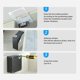 thumbnail image 3 of Cerradura Invisible Para Gabinete, Fácil Instalación, Sin Perforaciones, Sensible, Resistente, Oculta, NFC, Para Despensa, Estante Secreto, Armario De Zapatos, 3 of 7
