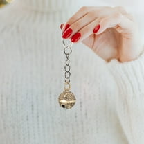 Luxshiny 2Pcs Vintage Brass Bell Charms for Jewelry Making and DIY Pendant Decorations