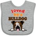 thumbnail image 3 of Inktastic English Bulldog Dog Girls Baby Bib, 3 of 4