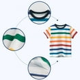 thumbnail image 6 of Esaierr Kids Toddler Summer T-Shirt Tees for Boys Short Sleeve TShirt Little Boys Casual T Cartoon Sequin Tops (Boys 1 to 9), 6 of 8