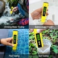 thumbnail image 3 of Medidor de PH digital, probador digital de calidad del agua, rango de medición para 0-14 Ph, precisión de 0,01 Ph, para agua potable, acuarios, hidroponía, piscinas (amarillo), 3 of 5
