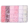 thumbnail image 2 of 6 Color Resin Jelly Rhinestones for Bedazzling, Mixed-Color Flatback Gems for Diamond Art, Half Pearls Bedazzling Gems Bulk Bedazzling Crystal Gems Beads Stone for Nail DIY Crafts 7.5"*5.1", 2 of 9